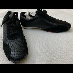 New Men shoes black genuine leather comfort dress NIB size 40  7.0/7.5 US.